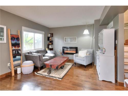 51-20 Paulander Drive, Kitchener, ON - Indoor Photo Showing Living Room With Fireplace