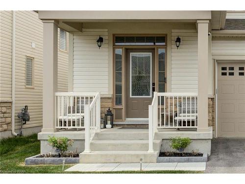 145 Harpin Way E, Fergus, ON - Outdoor With Deck Patio Veranda With Facade