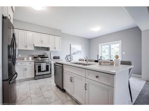 21 Harrington Road, Guelph, ON - Indoor Photo Showing Kitchen With Stainless Steel Kitchen With Double Sink