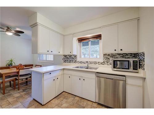 11 Cecile Drive, Kitchener, ON - Indoor Photo Showing Kitchen With Double Sink