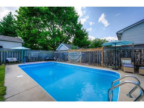 93 Bismark Drive, Cambridge, ON - Outdoor With In Ground Pool With Deck Patio Veranda With Backyard