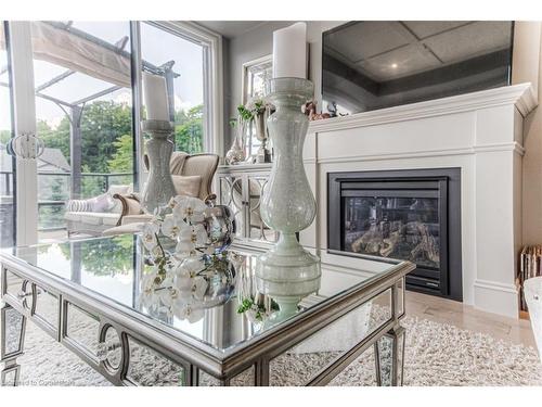 338 Moorlands Crescent, Kitchener, ON - Indoor Photo Showing Living Room With Fireplace