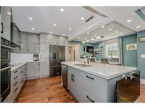 66 Twenty Third Street, Toronto, ON - Indoor Photo Showing Kitchen With Double Sink With Upgraded Kitchen