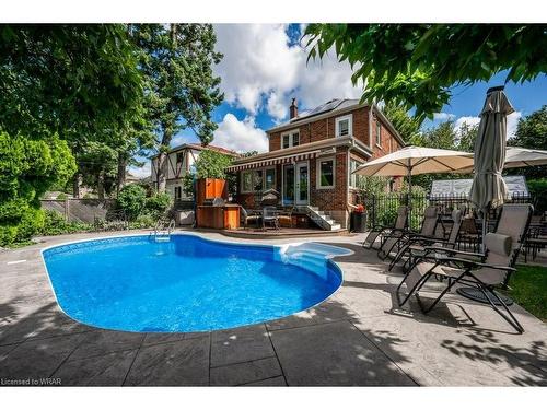 66 Twenty Third Street, Toronto, ON - Outdoor With In Ground Pool With Deck Patio Veranda With Backyard