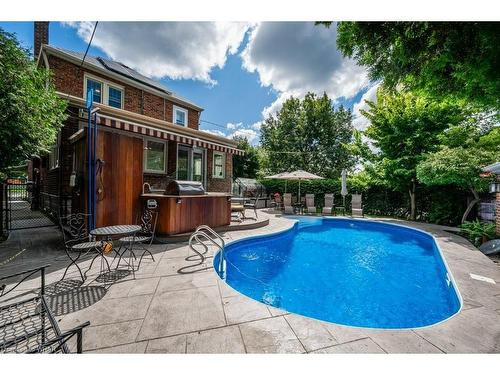 66 Twenty Third Street, Toronto, ON - Outdoor With In Ground Pool With Deck Patio Veranda With Backyard