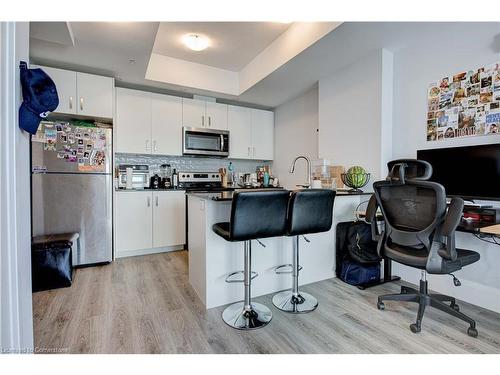 1601-108 Garment Street, Kitchener, ON - Indoor Photo Showing Kitchen With Stainless Steel Kitchen