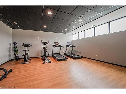 1601-108 Garment Street, Kitchener, ON - Indoor Photo Showing Gym Room