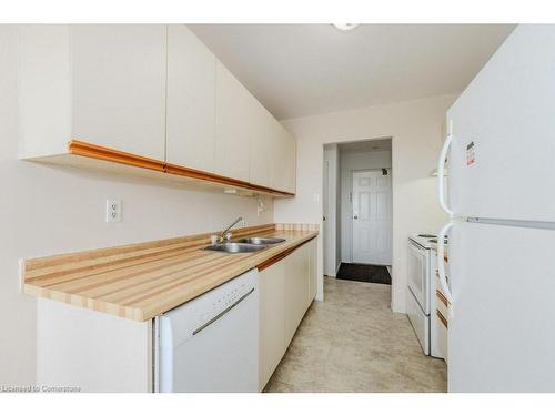 801-65 Highland Crescent, Kitchener, ON - Indoor Photo Showing Kitchen With Double Sink