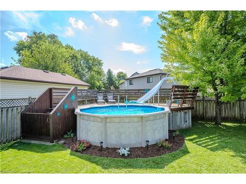 66 Schweitzer Street, Kitchener, ON - Outdoor With Above Ground Pool With Backyard With Exterior