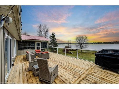 1012 Road 10 W, Conestogo Lake, ON - Outdoor With Body Of Water With Deck Patio Veranda With View