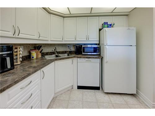 910-237 King Street W, Cambridge, ON - Indoor Photo Showing Kitchen With Double Sink