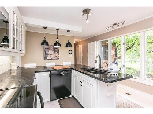 65 Edgehill Drive, Kitchener, ON - Indoor Photo Showing Kitchen With Double Sink