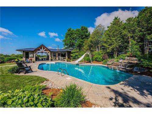 7146 Wellington Road 18, Elora, ON - Outdoor With In Ground Pool With Backyard