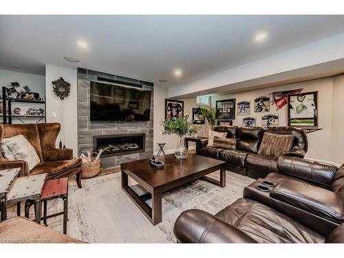 7146 Wellington Road 18, Elora, ON - Indoor Photo Showing Living Room With Fireplace