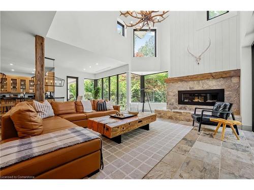 362 Geddes Street, Elora, ON - Indoor Photo Showing Living Room With Fireplace