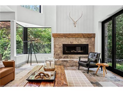 362 Geddes Street, Elora, ON - Indoor Photo Showing Living Room With Fireplace