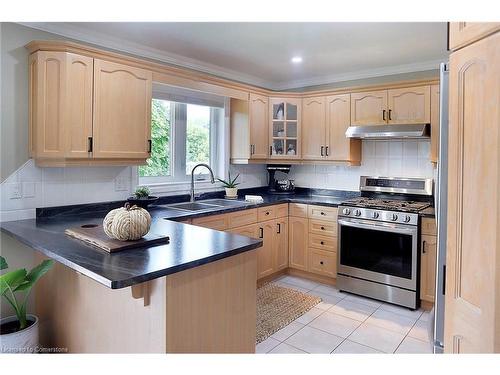 29 Hampton Court, St. George, ON - Indoor Photo Showing Kitchen With Double Sink