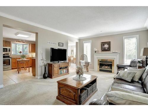 104 Dunadry Lane, Freelton, ON - Indoor Photo Showing Living Room With Fireplace