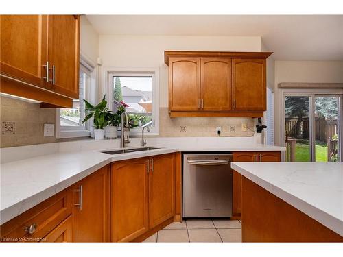 74 Hearthwood Crescent, Kitchener, ON - Indoor Photo Showing Kitchen With Double Sink