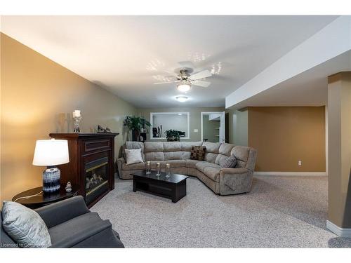 74 Hearthwood Crescent, Kitchener, ON - Indoor Photo Showing Living Room With Fireplace