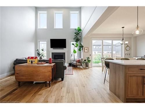 21 Lang Lane, East Luther-Grand Valley, ON - Indoor Photo Showing Living Room With Fireplace