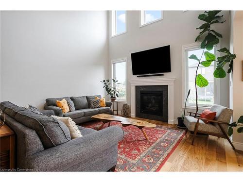 21 Lang Lane, East Luther-Grand Valley, ON - Indoor Photo Showing Living Room With Fireplace