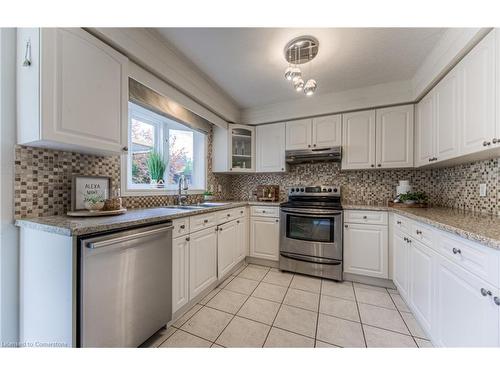 56 Rush Meadow Street, Kitchener, ON - Indoor Photo Showing Kitchen With Double Sink