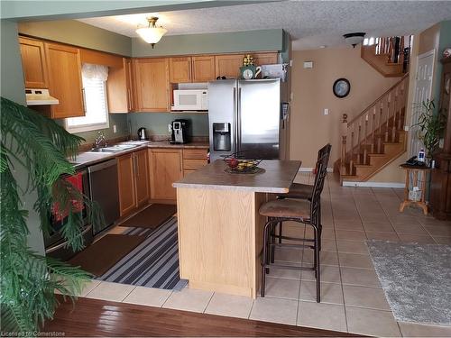 39 Peach Blossom Crescent, Kitchener, ON - Indoor Photo Showing Kitchen With Double Sink