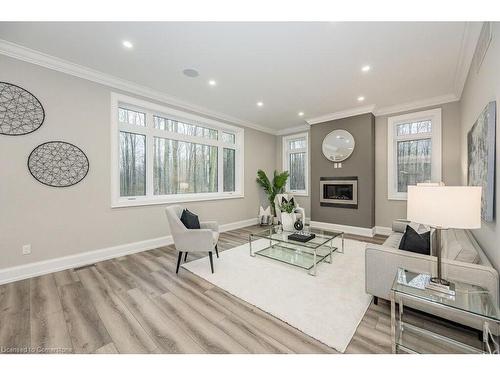 3273 Sandhills Road, Baden, ON - Indoor Photo Showing Living Room With Fireplace