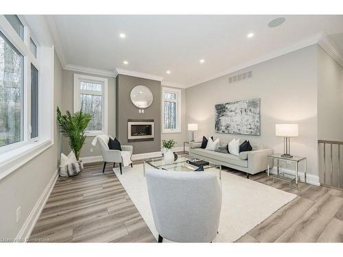 3273 Sandhills Road, Baden, ON - Indoor Photo Showing Living Room With Fireplace