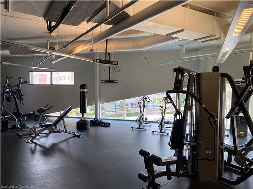 2504-158 King Street N, Waterloo, ON - Indoor Photo Showing Gym Room