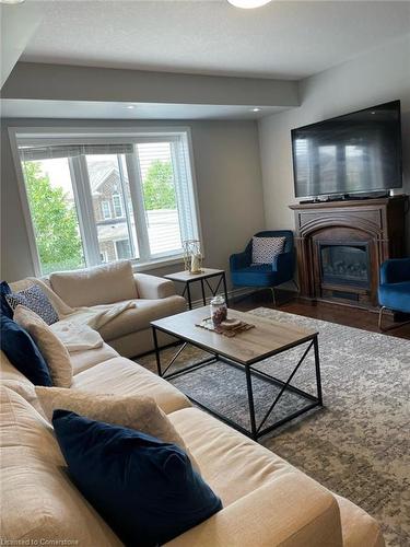 518 Goldenrod Lane, Kitchener, ON - Indoor Photo Showing Living Room With Fireplace