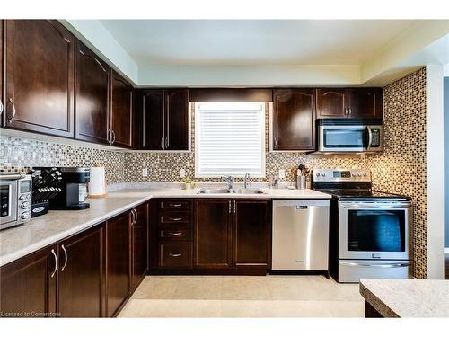 398 Sienna Crescent, Kitchener, ON - Indoor Photo Showing Kitchen With Stainless Steel Kitchen With Double Sink