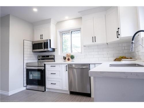 69 Clarke Street N, Woodstock, ON - Indoor Photo Showing Kitchen With Stainless Steel Kitchen