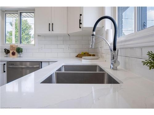 69 Clarke Street N, Woodstock, ON - Indoor Photo Showing Kitchen With Double Sink