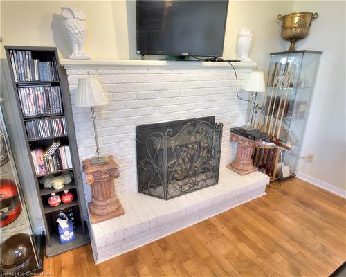 1135 Iroquois Crescent, Woodstock, ON - Indoor With Fireplace