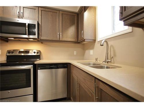 24D-388 Old Huron Road, Kitchener, ON - Indoor Photo Showing Kitchen With Stainless Steel Kitchen With Double Sink