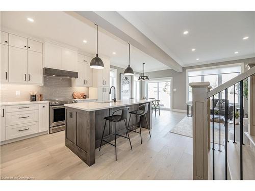 66 Walker Road, Ingersoll, ON - Indoor Photo Showing Kitchen With Stainless Steel Kitchen With Upgraded Kitchen