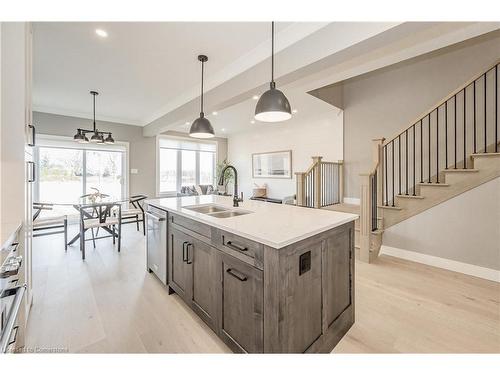 66 Walker Road, Ingersoll, ON - Indoor Photo Showing Kitchen With Double Sink