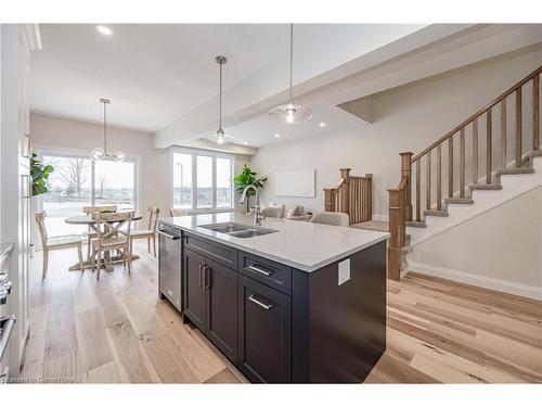 66 Walker Road, Ingersoll, ON - Indoor Photo Showing Kitchen With Double Sink With Upgraded Kitchen