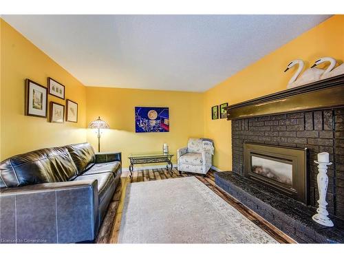 275 Canterbury Drive, Waterloo, ON - Indoor Photo Showing Living Room With Fireplace