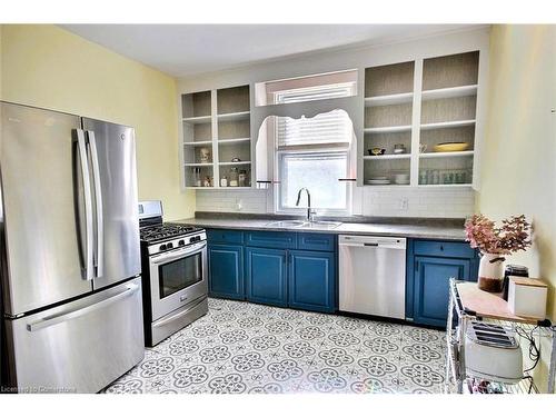 11 First Avenue, Brantford, ON - Indoor Photo Showing Kitchen With Stainless Steel Kitchen With Double Sink