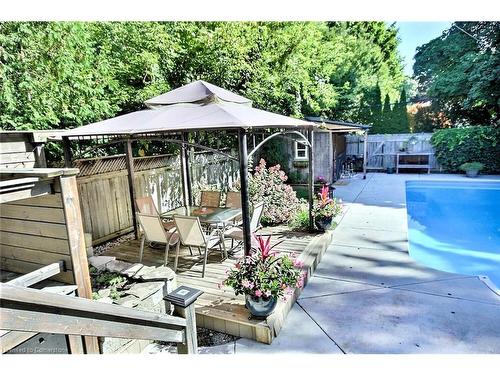 11 First Avenue, Brantford, ON - Outdoor With In Ground Pool With Backyard