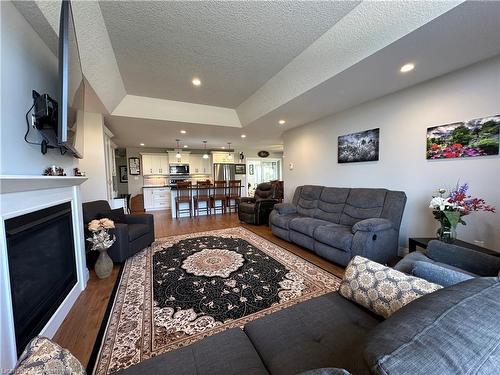 480 Grand Trunk Street, Palmerston, ON - Indoor Photo Showing Living Room With Fireplace