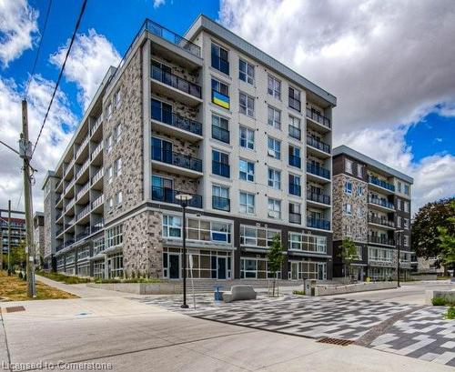 B404-275 Larch Street, Waterloo, ON - Outdoor With Balcony With Facade