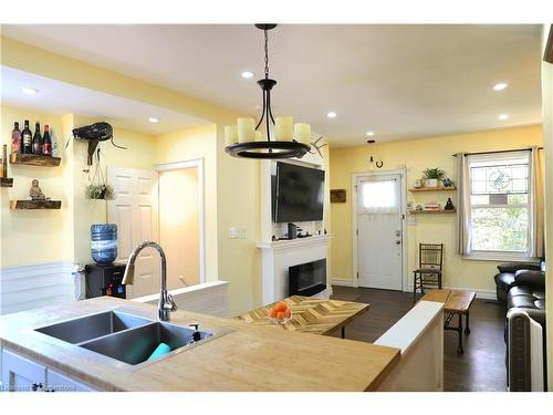 205 St Andrews Street, Cambridge, ON - Indoor Photo Showing Kitchen With Double Sink