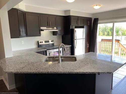 144 Watermill Street, Kitchener, ON - Indoor Photo Showing Kitchen With Double Sink