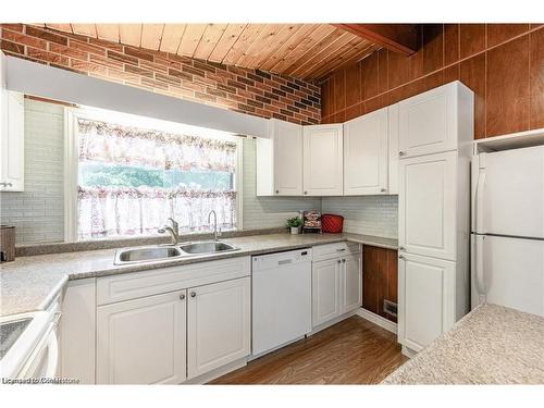 72 Massey Avenue, Kitchener, ON - Indoor Photo Showing Kitchen With Double Sink