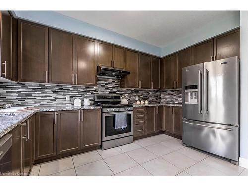 217 Watervale Crescent, Kitchener, ON - Indoor Photo Showing Kitchen With Stainless Steel Kitchen With Upgraded Kitchen