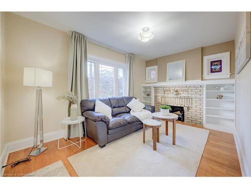 202 Queensdale Avenue, Toronto, ON - Indoor Photo Showing Living Room With Fireplace